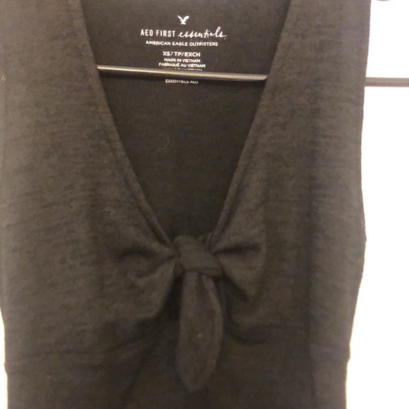 American eagle black bow tie tank top - Picture 3 of 4